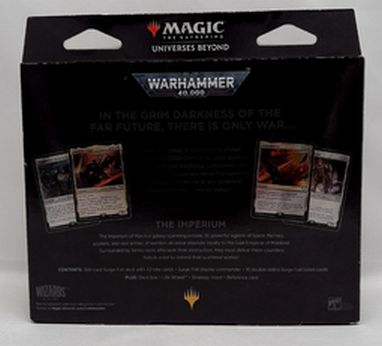 Load image into Gallery viewer, Magic: Warhammer 40,000 Forces of the Imperium Commander Deck (W,Blu,Bla)
