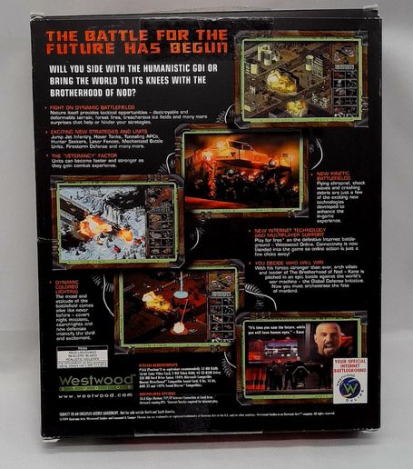 Load image into Gallery viewer, Command &amp; Conquer Tiberian Sun + Big Box Manual &amp; Reference Guide PC CD
