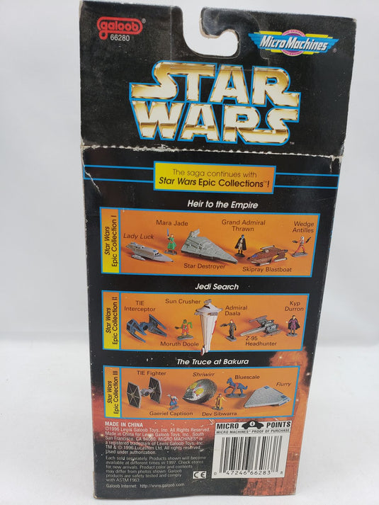 NIB 1996 Star Wars Micro Machines Epic Collection III Mini Ship Toy Figure Set
