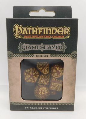 Pathfinder Role Playing Game Giantslayer Dice Set (New)