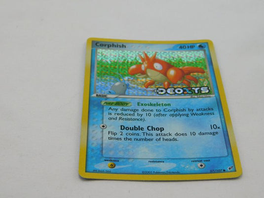 Corphish - 57/107 - Common Reverse Holo ~ EX Deoxys Pokemon