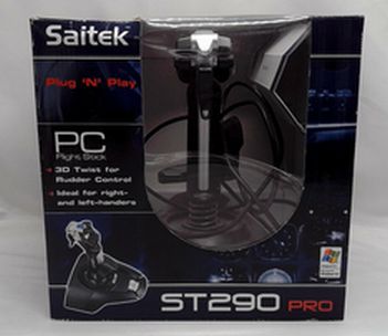 SAITEK ST290 Pro Stick Game USB Joystick Flight Controller Left or Right Hand