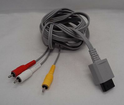 Nintendo Wii TV Component RCA Audio Video AV Cable Cord