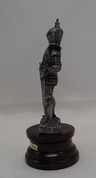 Figurine Pewter Armatura Sec. Xv- Knight With Shield