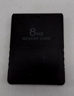 Black Sony Playstation 2 PS2 8MB Memory Card