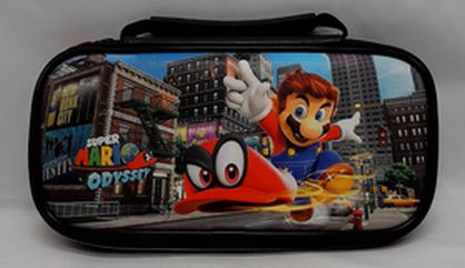 Nintendo Switch Super Mario Odyssey Deluxe Travel Zip Carrying Case Protector
