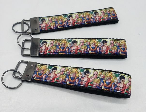 Load image into Gallery viewer, Dragonball Z 5 inch wristlet keychain
