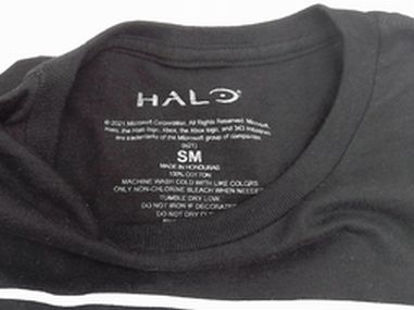 Halo Infinite Small Black Shirt