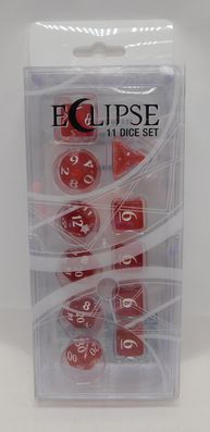 Eclipse 11 Dice Set: Red (New)