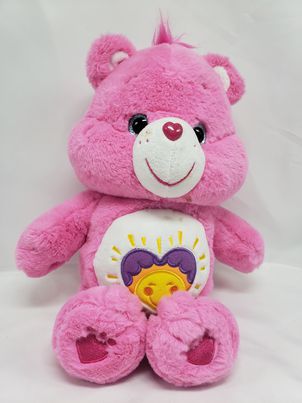 Care Bears Shine Bright Pink Stuffed Plush Jumbo 13