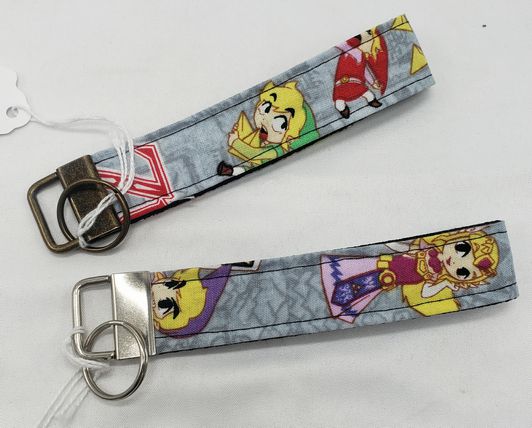 Zelda 5 inch wristlet keychain