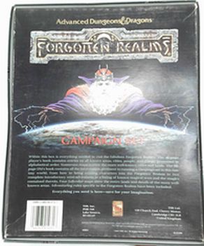 AD&D Dungeons Dragons Forgotten Realms Original Boxed Set