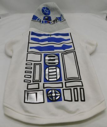 Load image into Gallery viewer, Petco Star Wars R2 D2 Dog Hoodie Sweatshirt (Pre-Owned)
