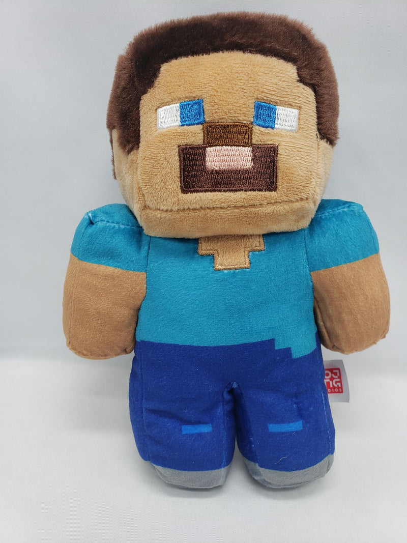 Load image into Gallery viewer, Minecraft Steve Plush Toy 9&quot; Stuffed Doll Figure Mojang Video Game Mattel
