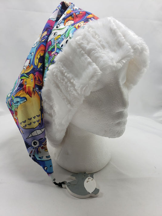 Deluxe Santa Hat Large fit Studio Ghibli with Totoro charm