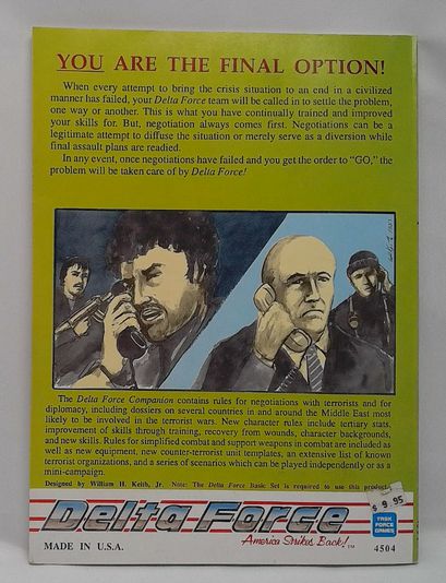 Delta Force America Strikes Back Companion Task Force Games 1978