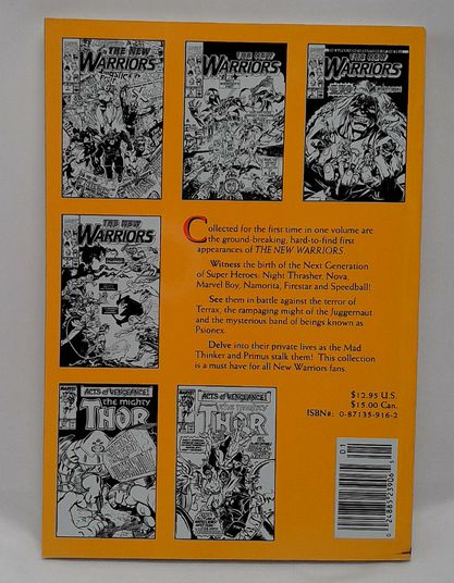 Marvel The New Warrioes B?eginnings 1992