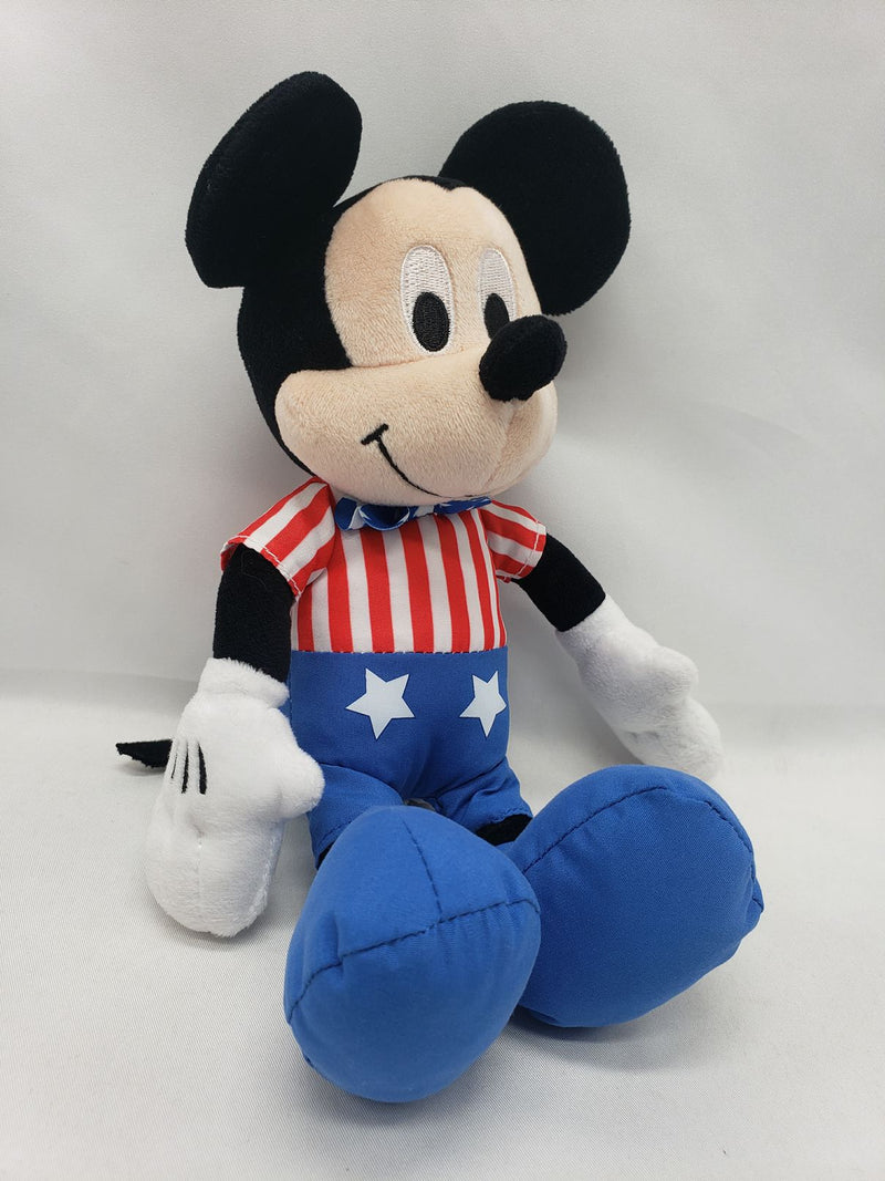 Load image into Gallery viewer, Disney Patriotic Bean 10 inch Plush Mickey Mouse 4th of July Independence Day
