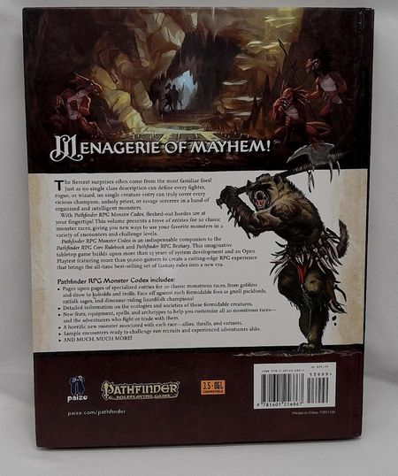 Pathfinder Roleplaying Game: Monster Codex 2014