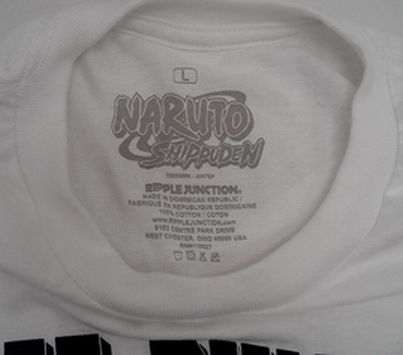 Load image into Gallery viewer, Naruto Shippuden Large White Ninja Run Club Shirt
