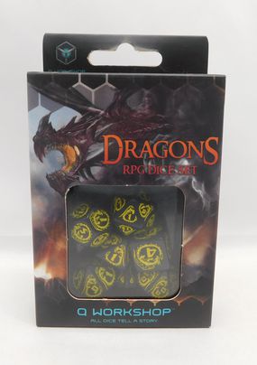 Load image into Gallery viewer, Q Workshop Dragons RPG Dice Set (New)
