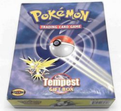 Pokemon TCG Tempest Gift Box 1999  Box and Chips Only