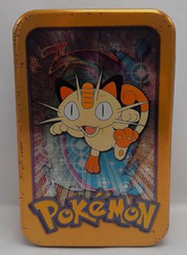 Load image into Gallery viewer, 1999 Topps Pokemon Meowth Tin Case (Empty)
