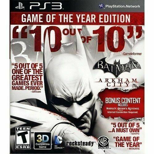 Batman: Arkham City [Game Of The Year] | Playstation 3 (Game Only)