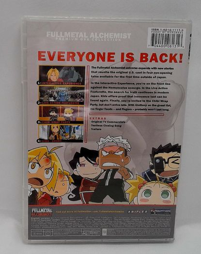 Fullmetal Alchemist Premium OVA Collection DVD 2009