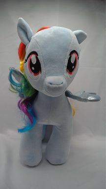 2013 Build A Bear My Little Pony Rainbow Dash Pegasus Plush