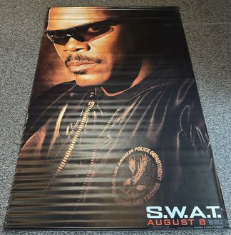 S.W.A.T. Vinyl Movie Poster Samuel Jackson  5'x 8'