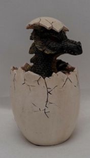 Load image into Gallery viewer, Vintage Dragon Hatching Out Of An Egg Marked DS
