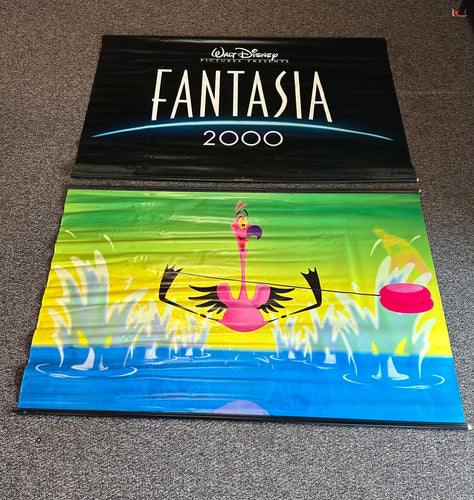 Disney Fantasia 2000 Flamingo Movie Theater Vinyl Double Side Banner 6'x4'