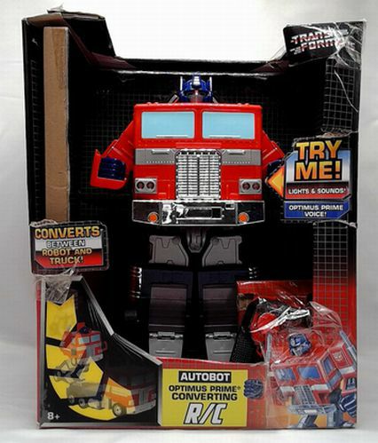 Load image into Gallery viewer, Jada Toys Transformers G1 Optimus Prime 12 inch Converting RC Lights sounds
