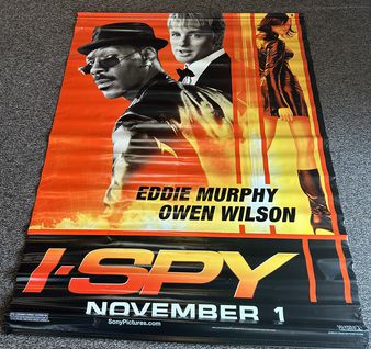 I Spy Movie Poster Banner  5'x 7' Vinyl Double Sided