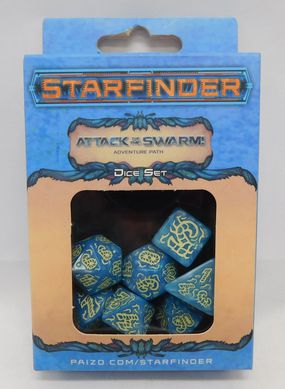 Load image into Gallery viewer, Starfinder Attack of the Swarm! Adventure Path Dice Set (New)
