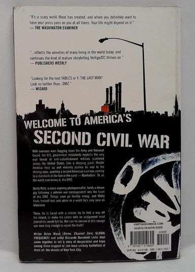 DC Comics DMZ Vol. 1 On The Ground 2006