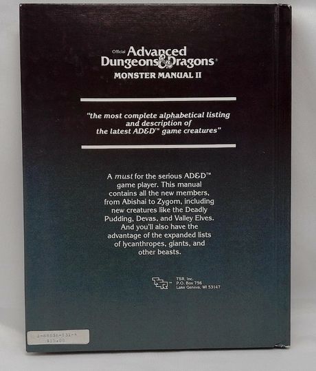Official Advanced D&D Monster Manual II 1983 #2016