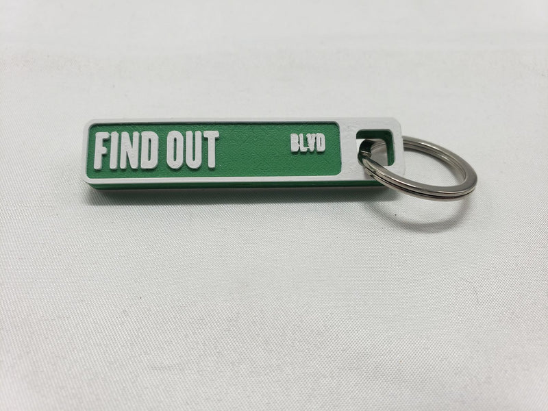 Load image into Gallery viewer, Fuck around and find out keychain 2.5 in
