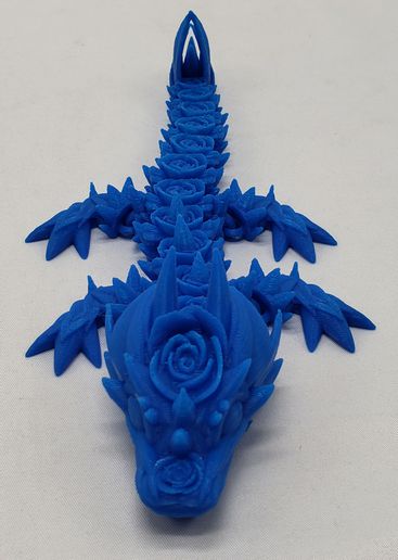 Articulated baby rose dragon