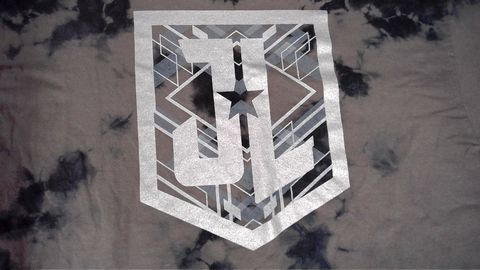 Justice League Shirt Size XL Color Black Tie-Dye
