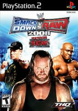 PlayStation2 WWE Smackdown Vs. Raw 2008 [CIB]