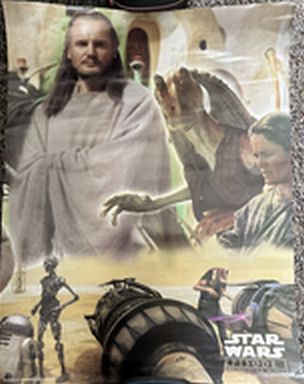 1999 Phantom Menace Poster STAR WARS EPISODE 1 Obi-Wan Kenobi