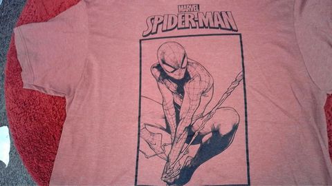 Marvel Spiderman Shirt Size 2Xl Color Red