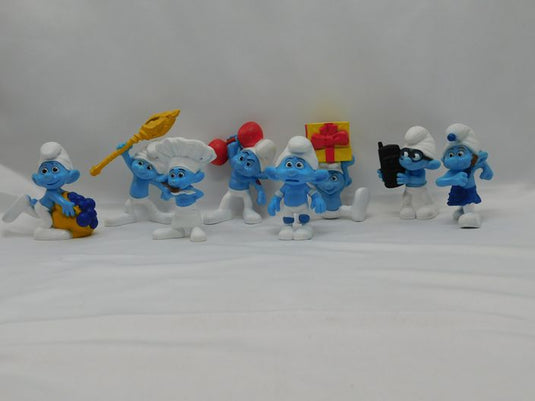 Smurf Character Toys Lot