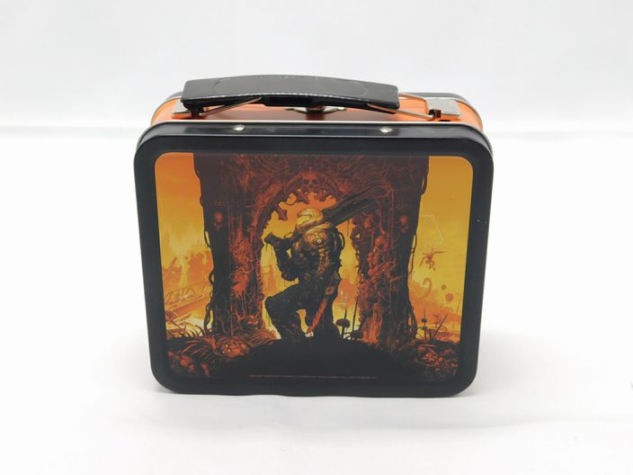 Load image into Gallery viewer, Doom Eternal Lunch Box Tin Mini-Tote Only GameStop
