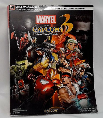 Marvel Vs. Capcom 3 Fate Of Two Worlds Brady Games Guide PS3 Xbox 360 CES 2011