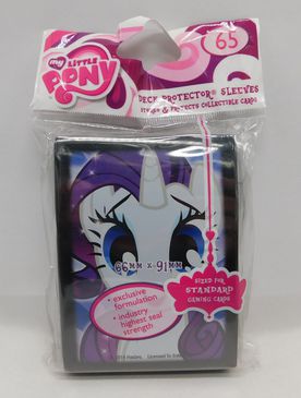 Load image into Gallery viewer, My Little Pony Rarity Standard Deck Protector Card Sleeves 65pcs 84316 (New)
