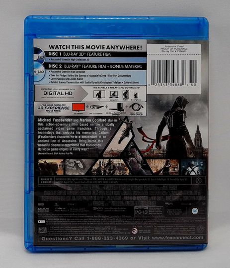 Load image into Gallery viewer, Assassin&#39;s Creed 2016 Blu-ray + DVD
