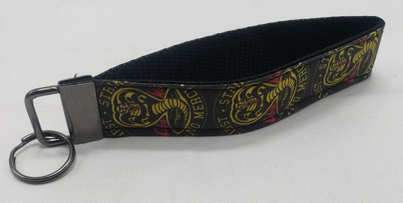 Load image into Gallery viewer, Cobra Kai 5.5 inch wristlet keychain
